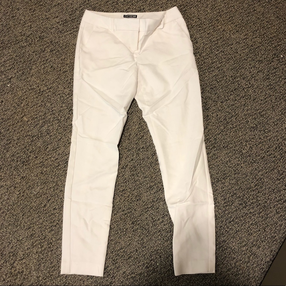 Express Columnist Pant in White